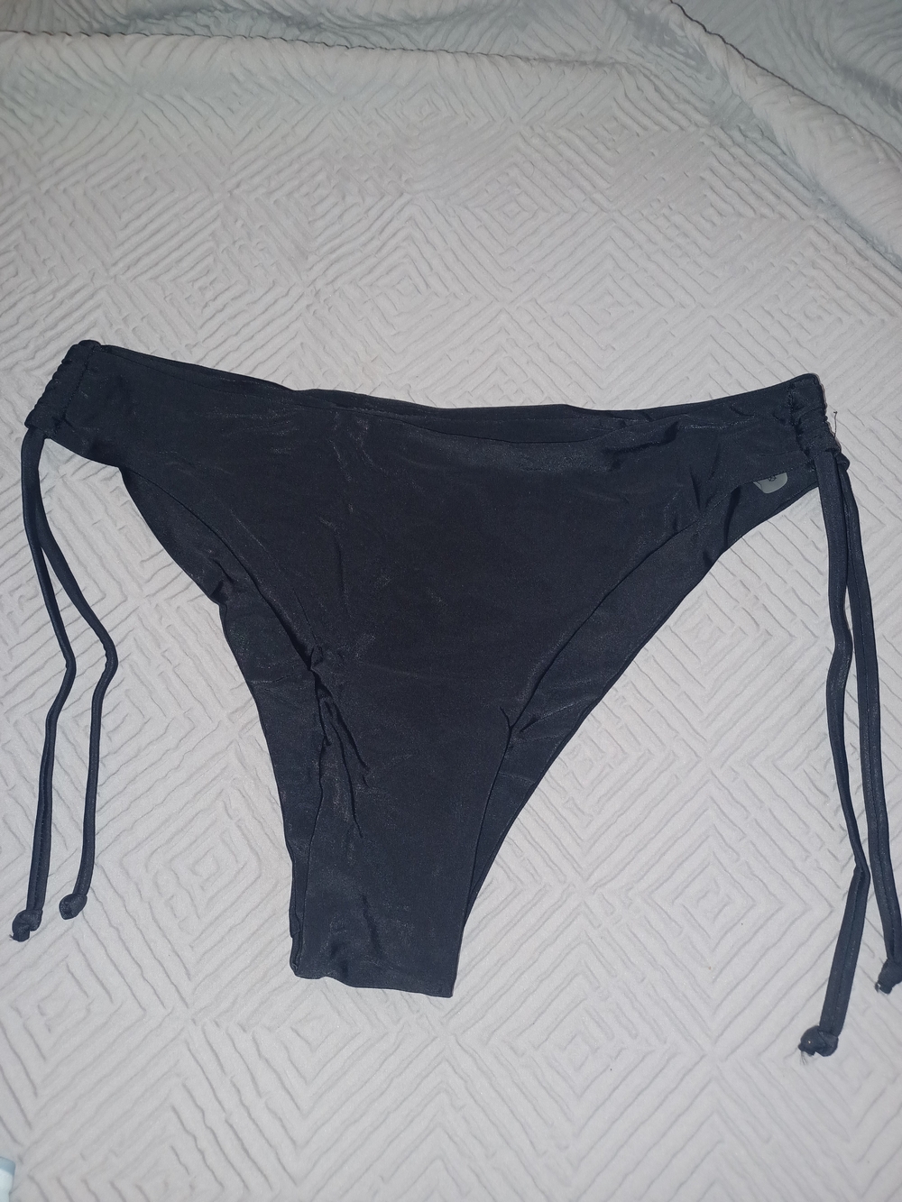 Black Bikini Bottoms with Side Ties